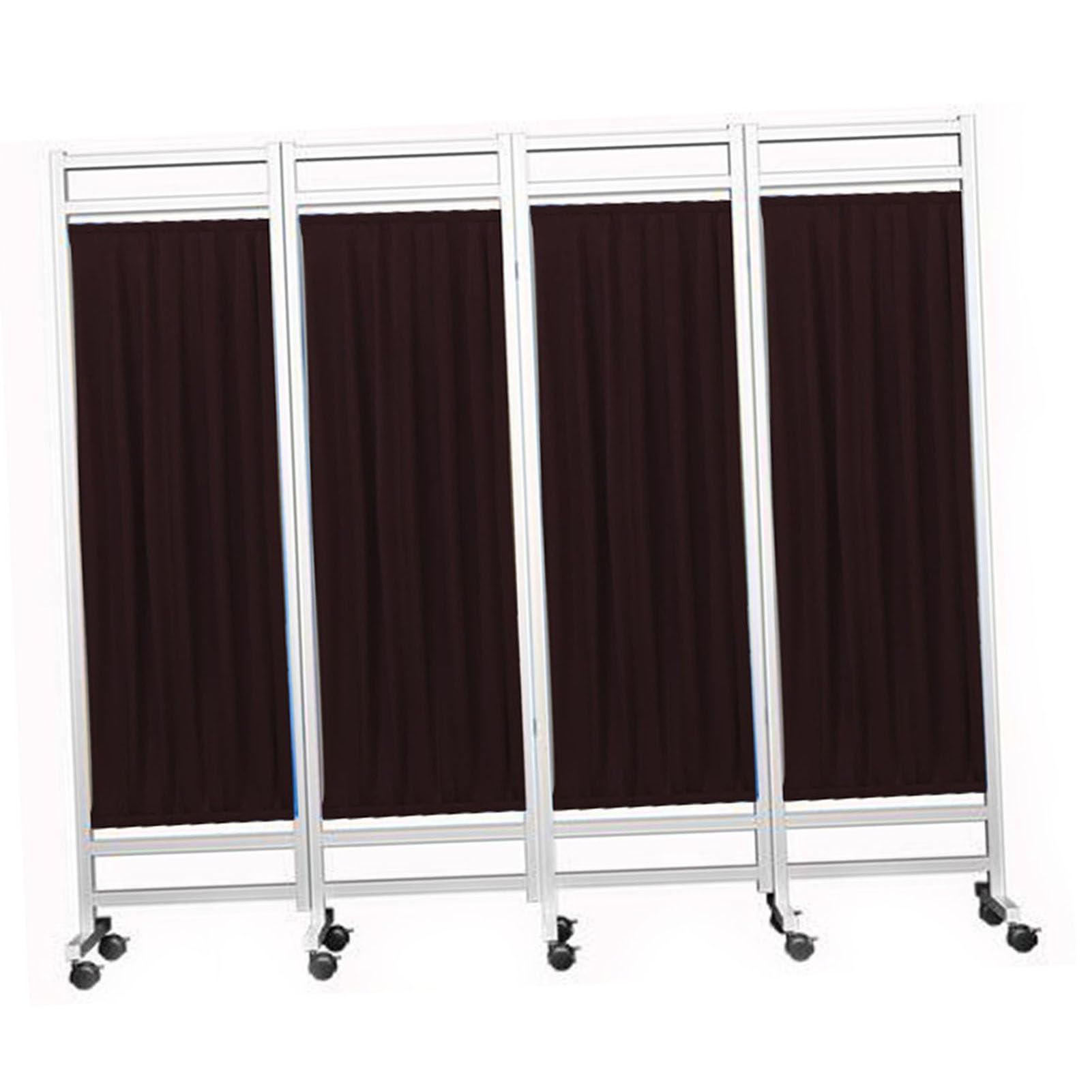 Medyczne ekrany prywatności, przenośny ekran prywatności do salonów kosmetycznych i klinik, składana przegroda pokojowa z kołami, 200 x 180 cm, idealna do sypialni, wyposażenie