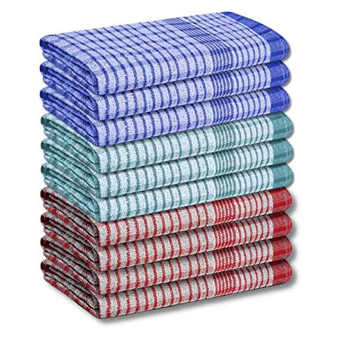 A & B TRADERS Wonderdry Cotton Tea Towels Pack Cover