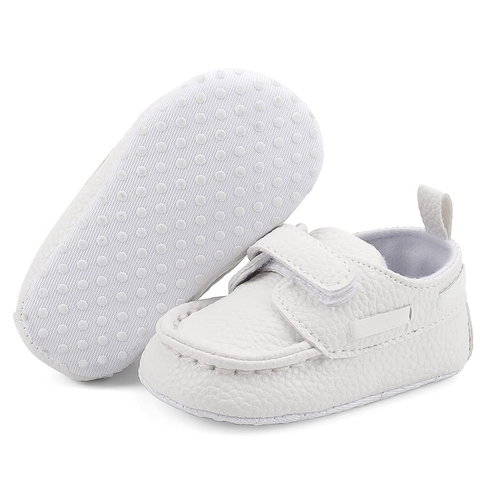 MASOCIO Scarpine Neonato Mocassini Scarpe Primi Passi Bimbo con Suole Morbide Antiscivolo