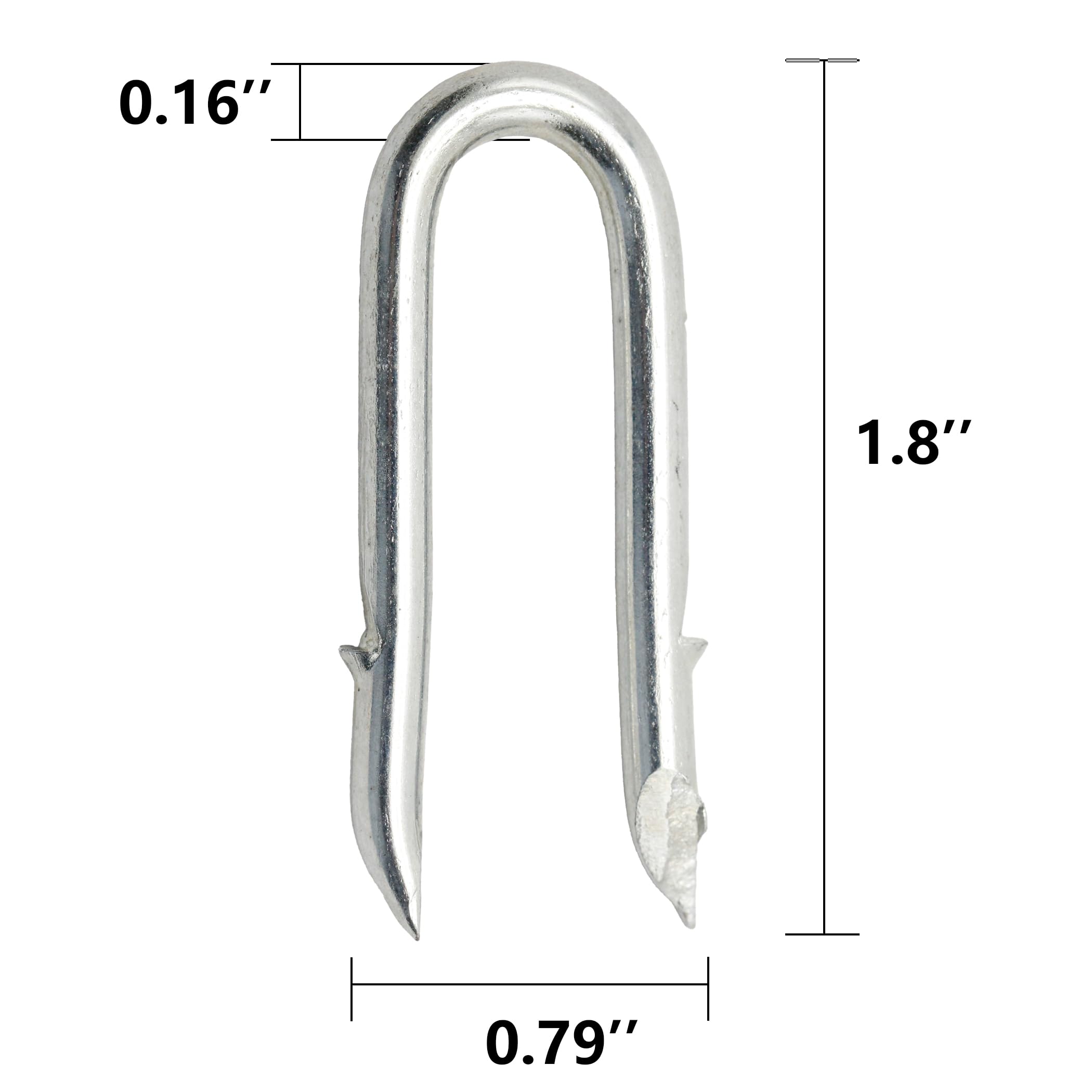 Galvanized Fencing Staples - 400 Pack -2
