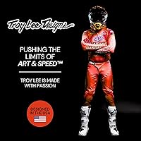 Vista 5 de Troy Lee Designs Camisetas de carreras de motocross de motocicleta, TLD GASGAS Team Stock Camiseta de manga larga, Rojo