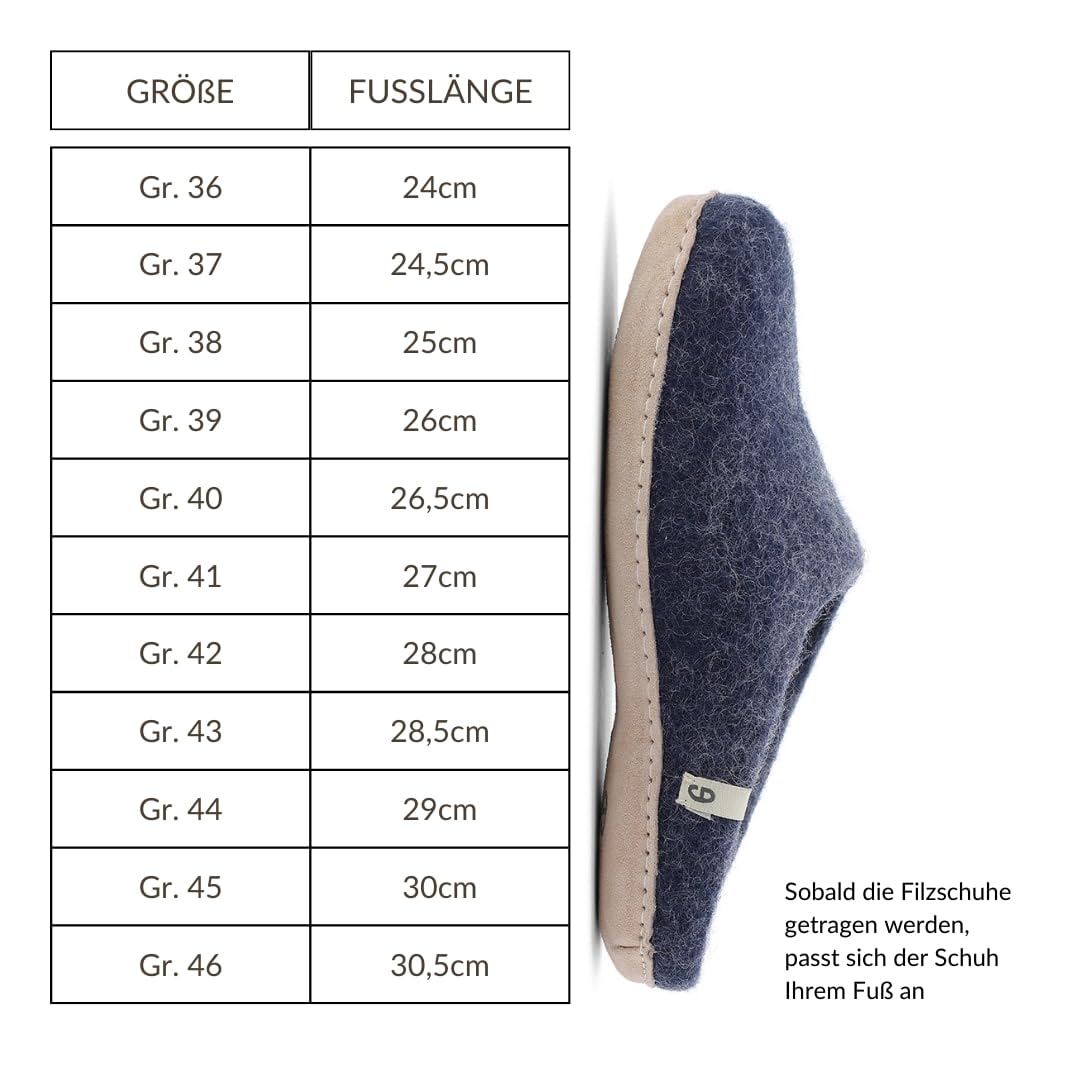 egos Pantuflas azules para hombre y mujer con lana 100 % natural, cómodas zapatillas de cabaña para verano e invierno