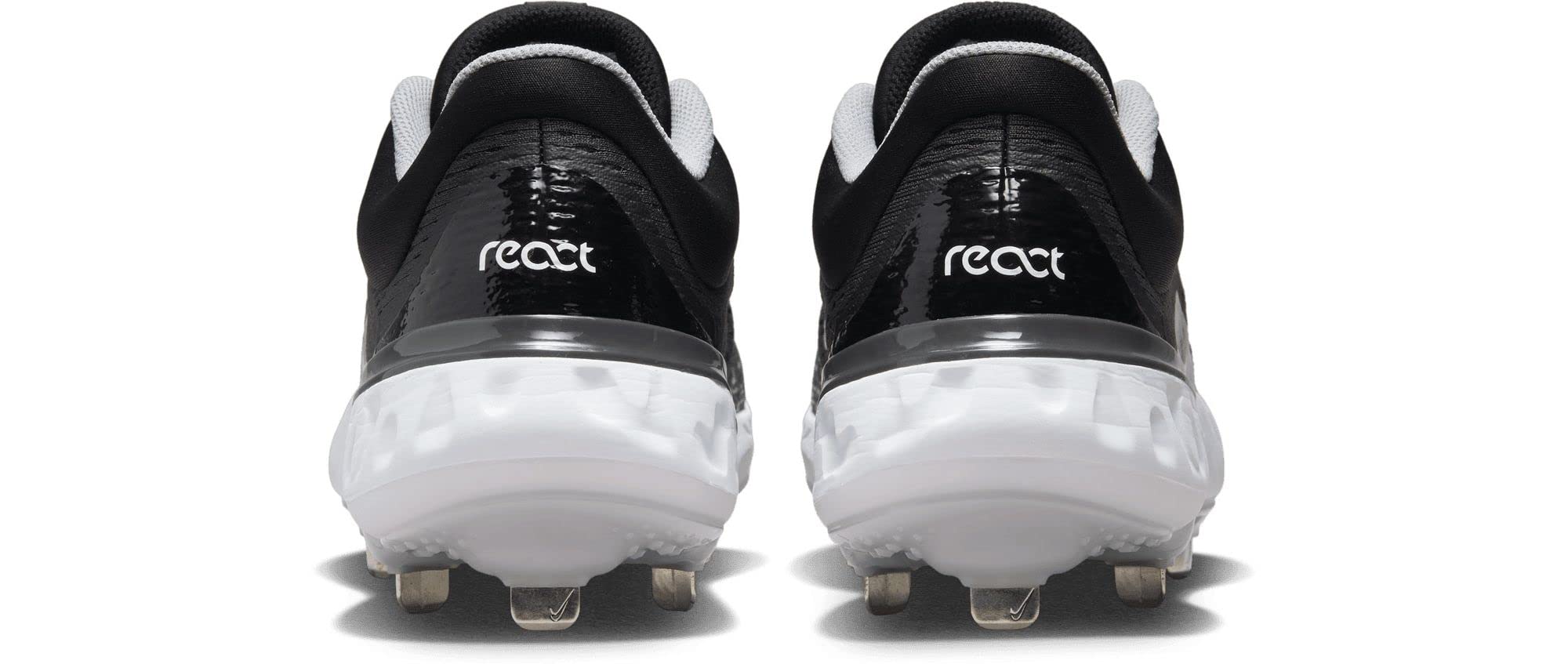 Nike Alpha Huarache Elite 4 Low DJ6521-001 Black/Blue Tint/Anthracite/White Men's Metal Baseball Cleats 7 US