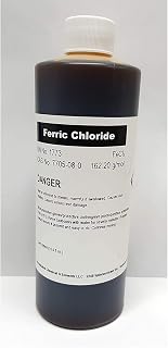 Ferric Chloride - High Concentration Chloride Solution - Wide Applications - Ideal as Etching Cream, Coagulant for Water Treatment - Copper and Stainless Steel Etchant Solution - 1000mL (32 Fl Oz)