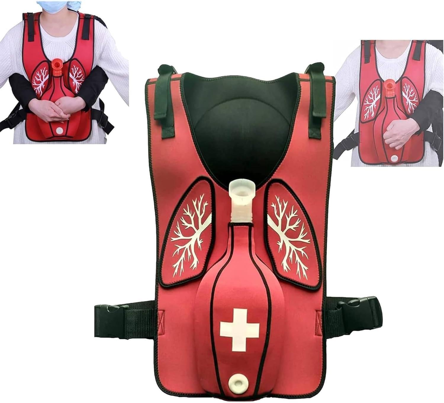 Equipaggiamento Di Emergenza per Dispositivo Di Salvataggio per Soffocamento, Gilet Da Allenamento Anti-Soffocamento per La Formazione Di Soccorritori,Adult
