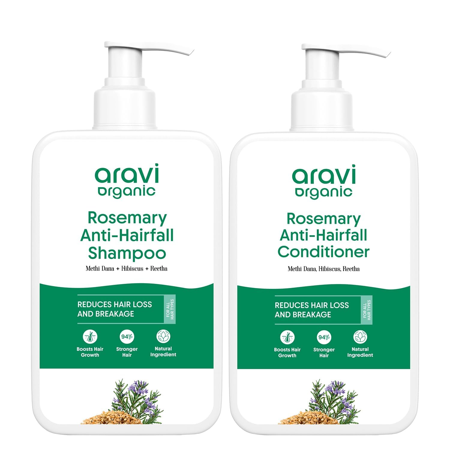 Buy Aravi Organic Rosemary Anti Hairfall & Hair Growth Shampoo