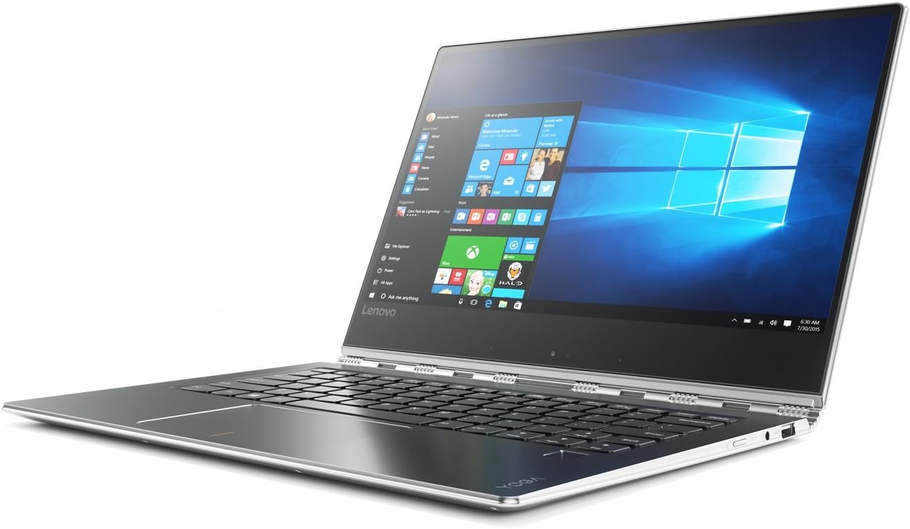 Lenovo Yoga 910 13.8-inch Convertible Notebook - (Silver) (Intel Core i7-7500U, 8 GB RAM, 256 GB SDD, Windows 10) (Recondited)