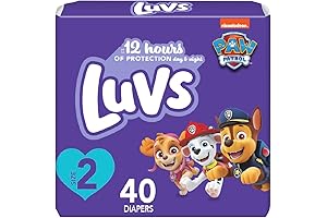 Luvs Disney Baby Diapers for Boys, Size 2, 40 Count