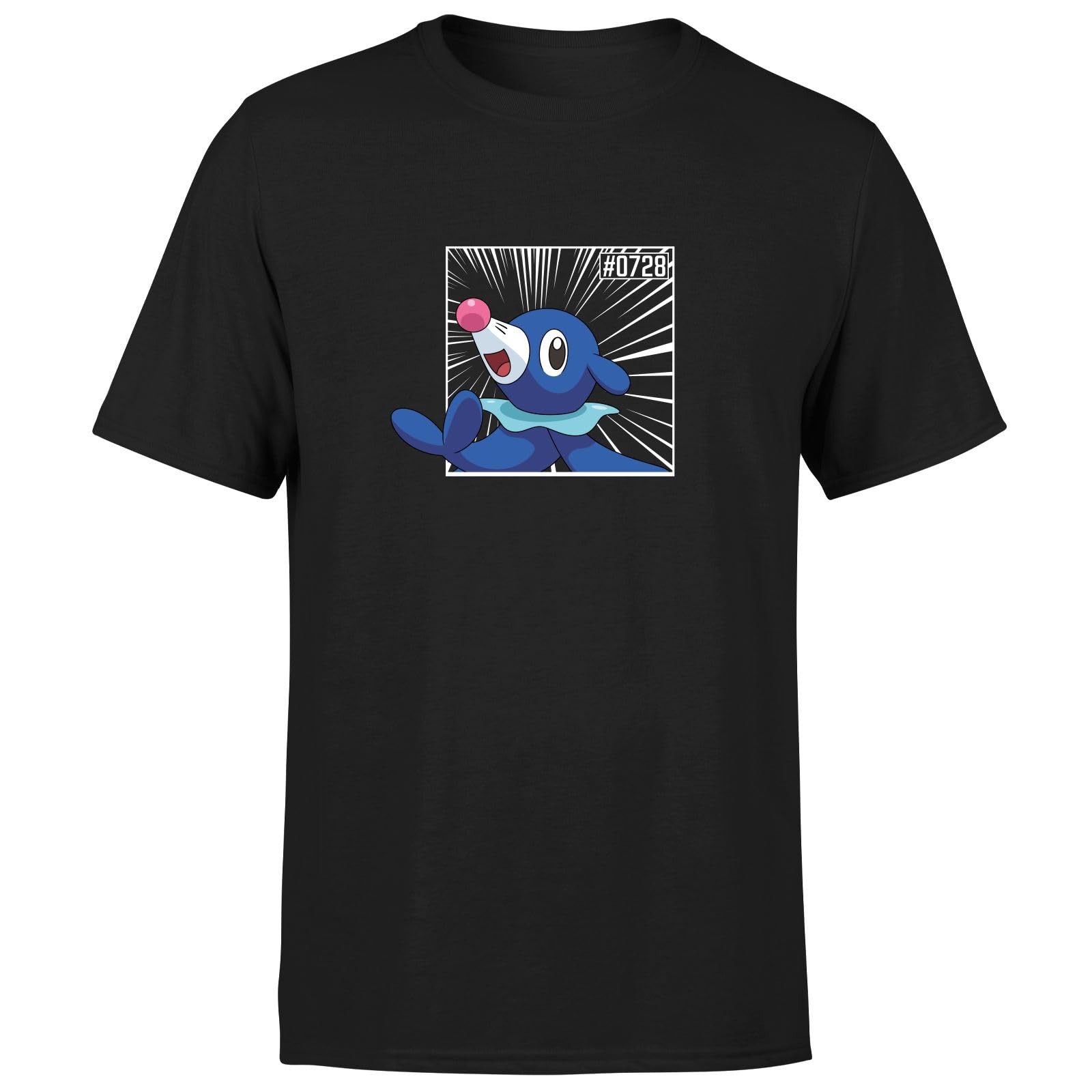 Zavvi Unisex Multi Official Pokémon Popplio T-Shirt Mens Black - S