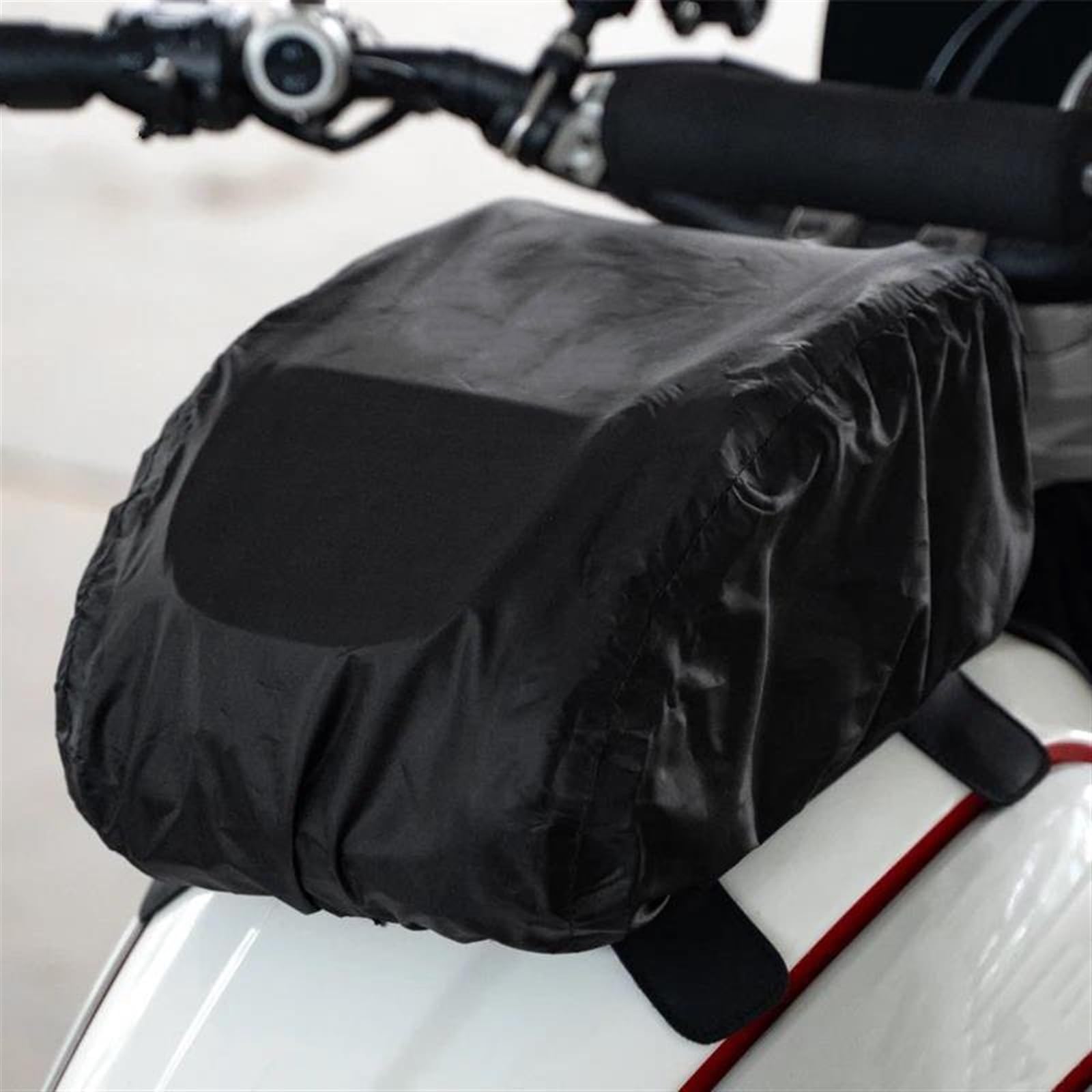 Bolsa Lateral para Casco De Moto Bolsa Trasera para Asiento De Motocicleta, Resistente Al Agua, De Gran Capacidad, Rígida, para Equipaje, Color Negro, para Depósito De Combustible