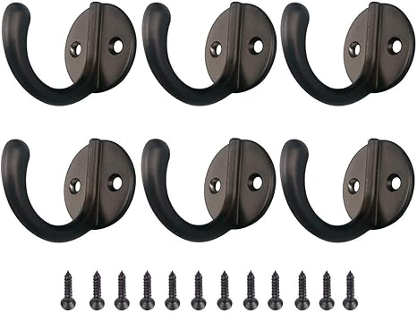 Amazon Lvcao フック アンティークフック 6枚セット 壁掛けフック おしゃれ コートフック 壁掛け 壁フック 壁掛 掛けフック ネジ付き アンティーク 調 壁かけフック セット 傷つけない 防錆 寝間 浴室 フック オンライン通販