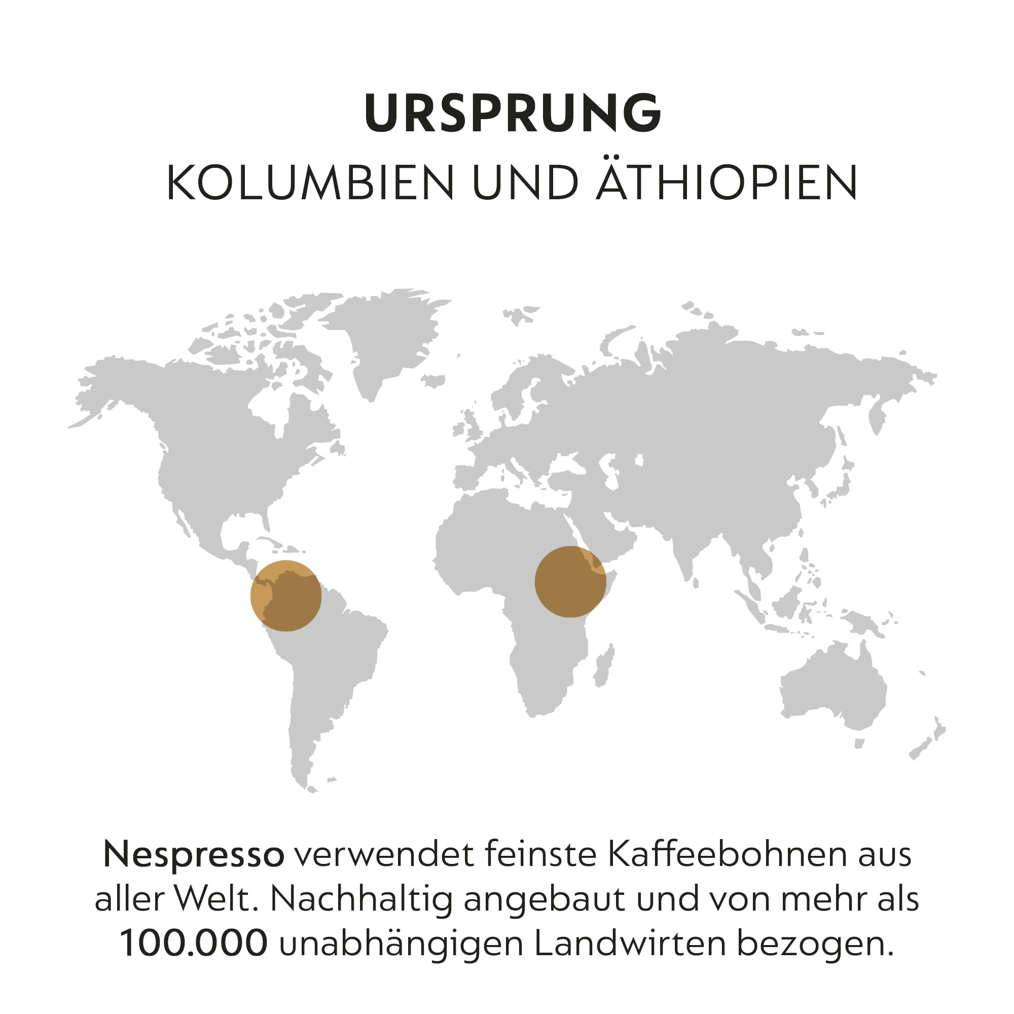 NESPRESSO ORIGINAL Barista Creations Scuro 100 Kaffeekapseln | Arabica Kaffee, Mittlere Röstung, Ideal für Milchrezepte