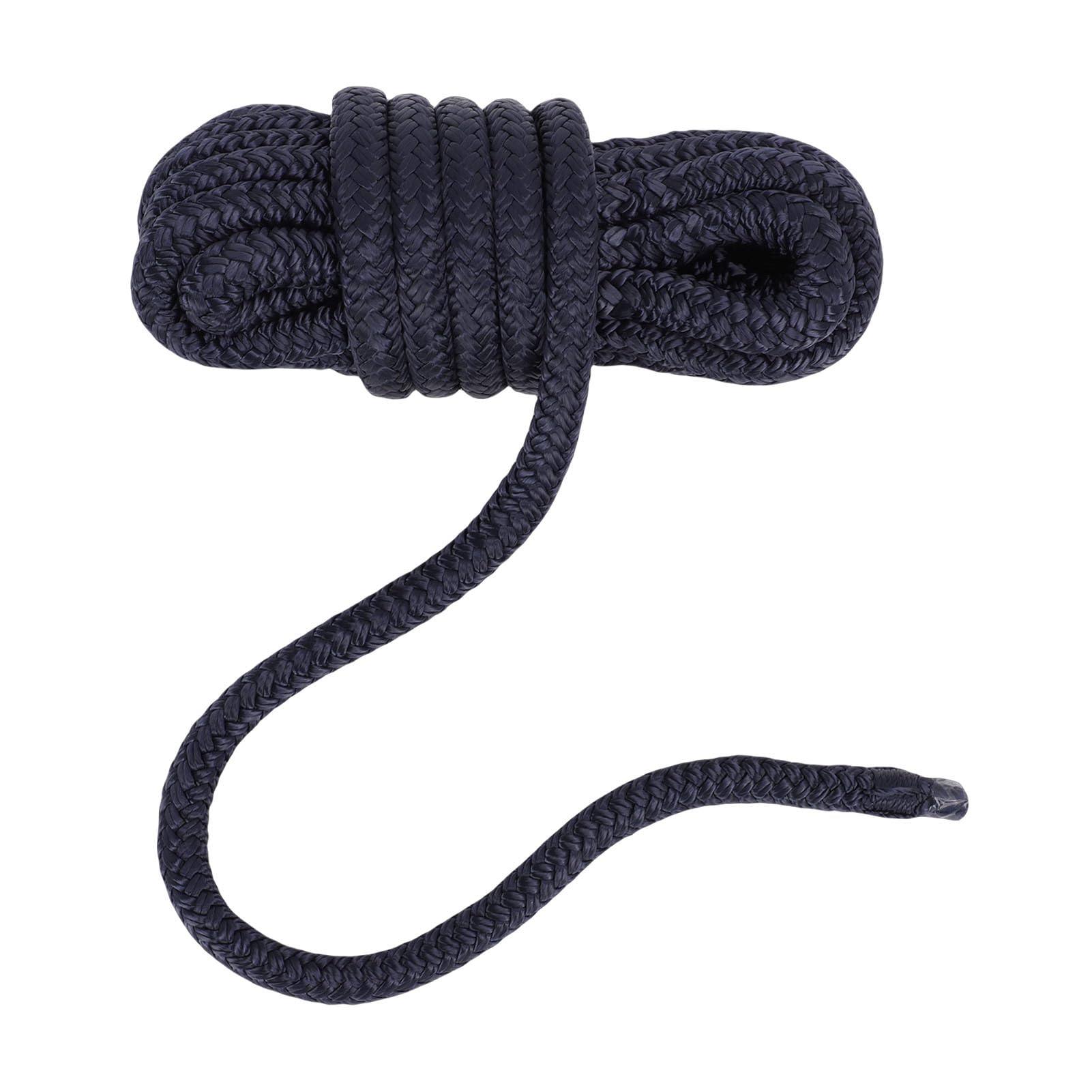 Generic Cuerda Marina de Alta Resistencia, 4 Piezas, Línea de Muelle de Nailon Trenzado Doble para Yates y Embarcaciones Pequeñas, 0,37 Pulgadas X 15 Pies (Blue)