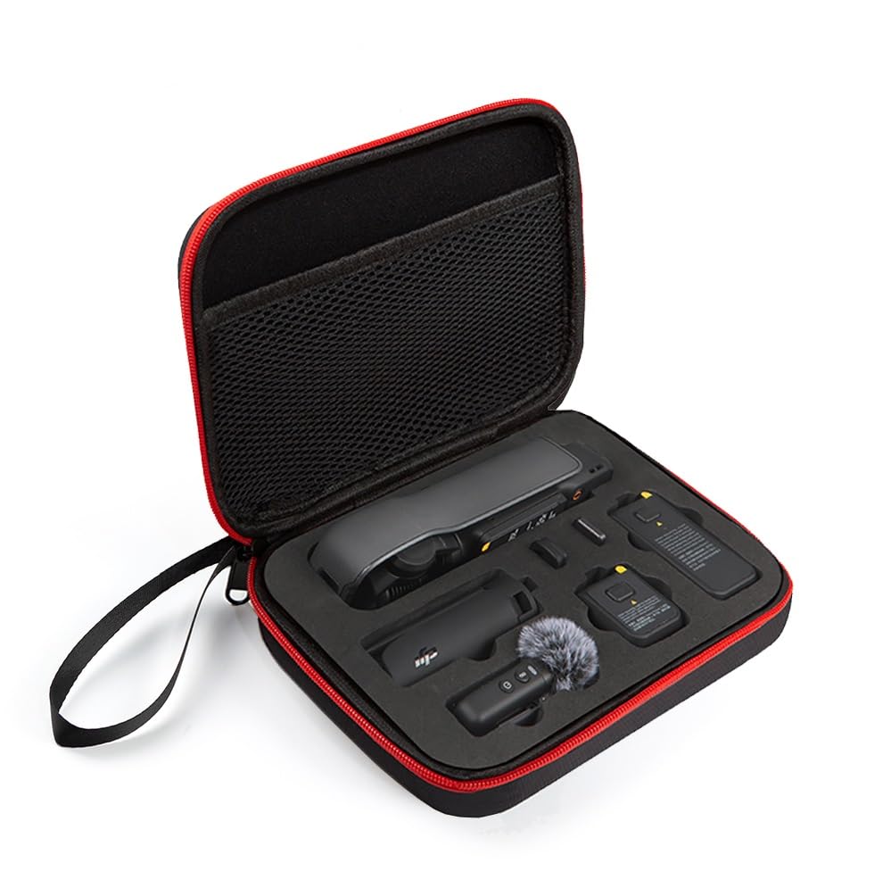 Custodia Da Trasporto Per Osmo Pocket 2: Protettiva, Con Cordino E Scomparti Per Mini Joystick