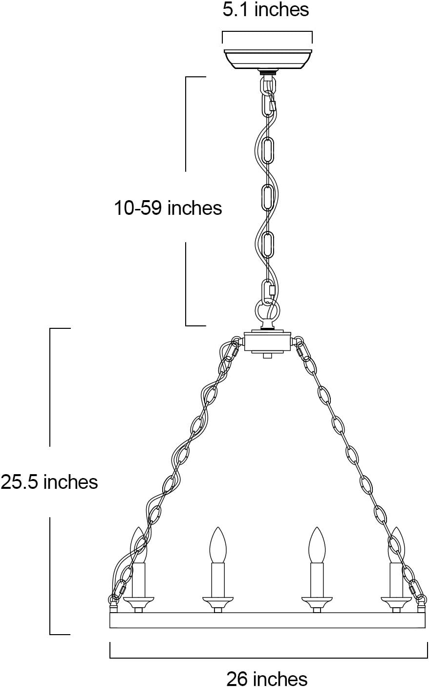 🔥 Hоt Dеаlѕ Farmhouse Chandeliers for Dining Room, 26 Rustic Wagon Wheel Chandelier, Wood-Painted Hanging Ceiling Light Fixture for Foyer, Living Room, Kitchen Flаѕh Dеаlѕ - 70% оƒƒ Farmhouse Chandeliers for Dining Room, 26 Rustic Wagon Wheel Chandelier, Wood-Painted Hanging Ceiling Light Fixture for Foyer, Living Room, Kitchen