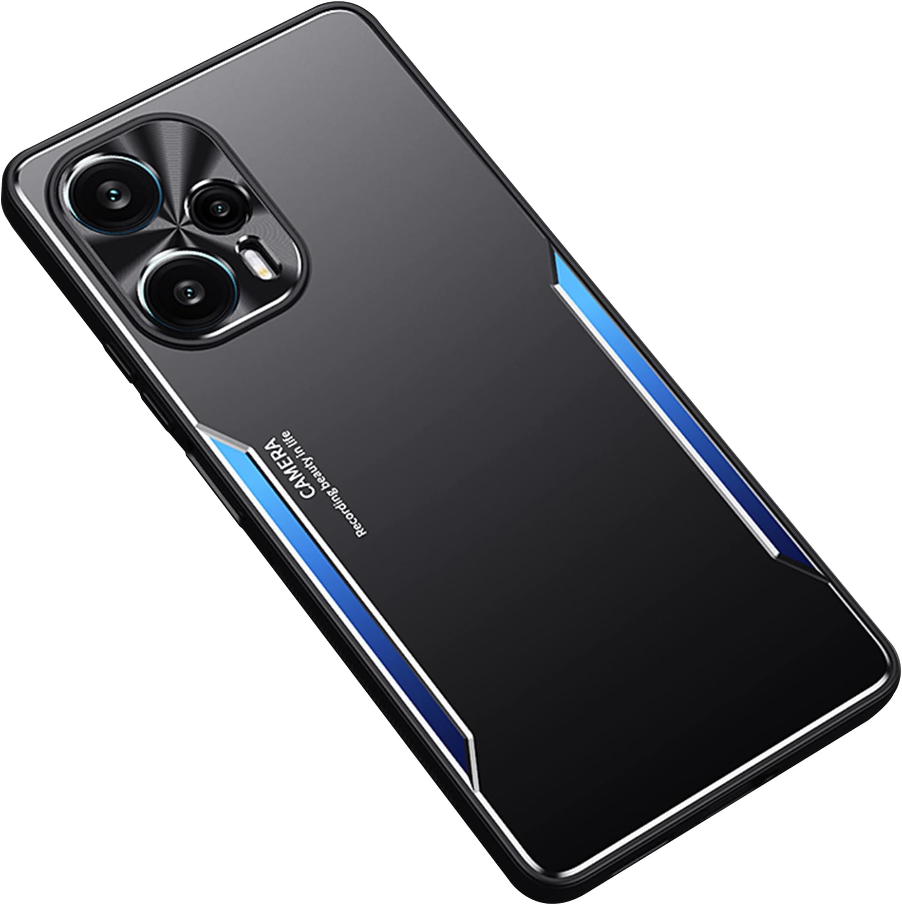 Custodia Per Xiaomi Poco F5 Pro 5G - Doppio Strato Alluminio E Silicone