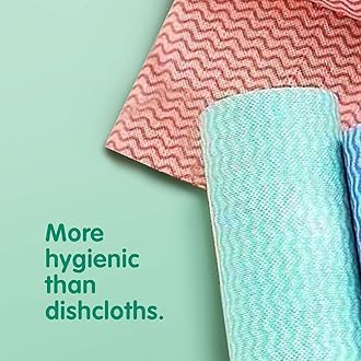 Origami Non-Woven Reusable & Washable Kitchen Towel Wipes (80 Wipes Per Roll, Total 160 Sheets)