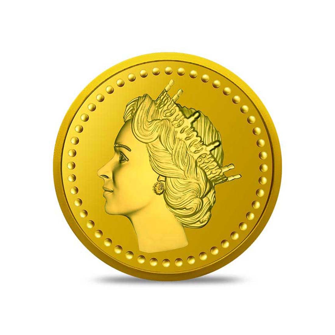 Kundan 22k (916) Queen 4 gm Yellow Gold Coin (B07PP394LZ) Amazon Price History, Amazon Price Tracker