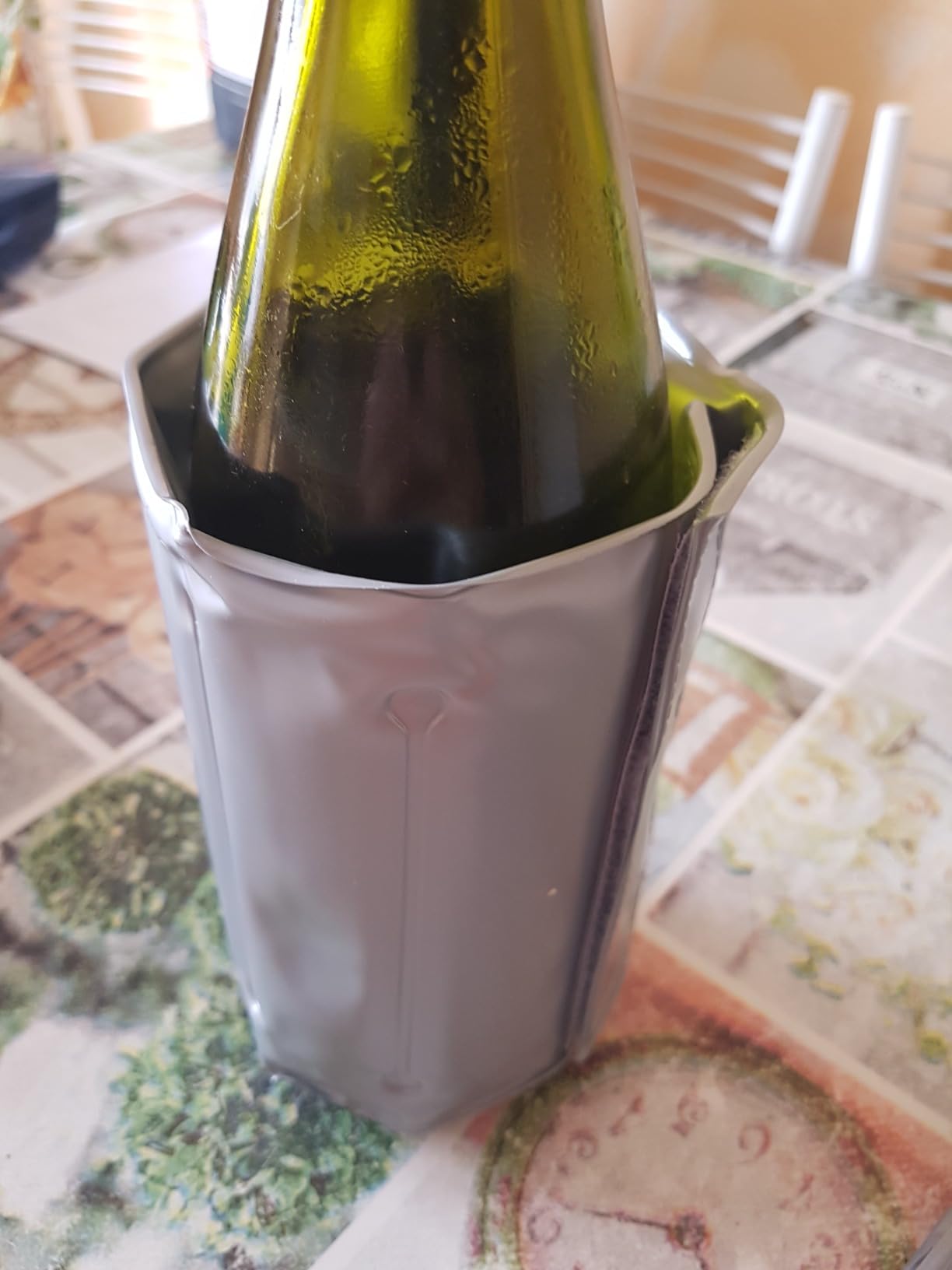 Raffreddatore Rapido Per Vino - Manicollo In Gel Congelabile, Per Bottiglie Di Vino E Champagne - Foto 12
