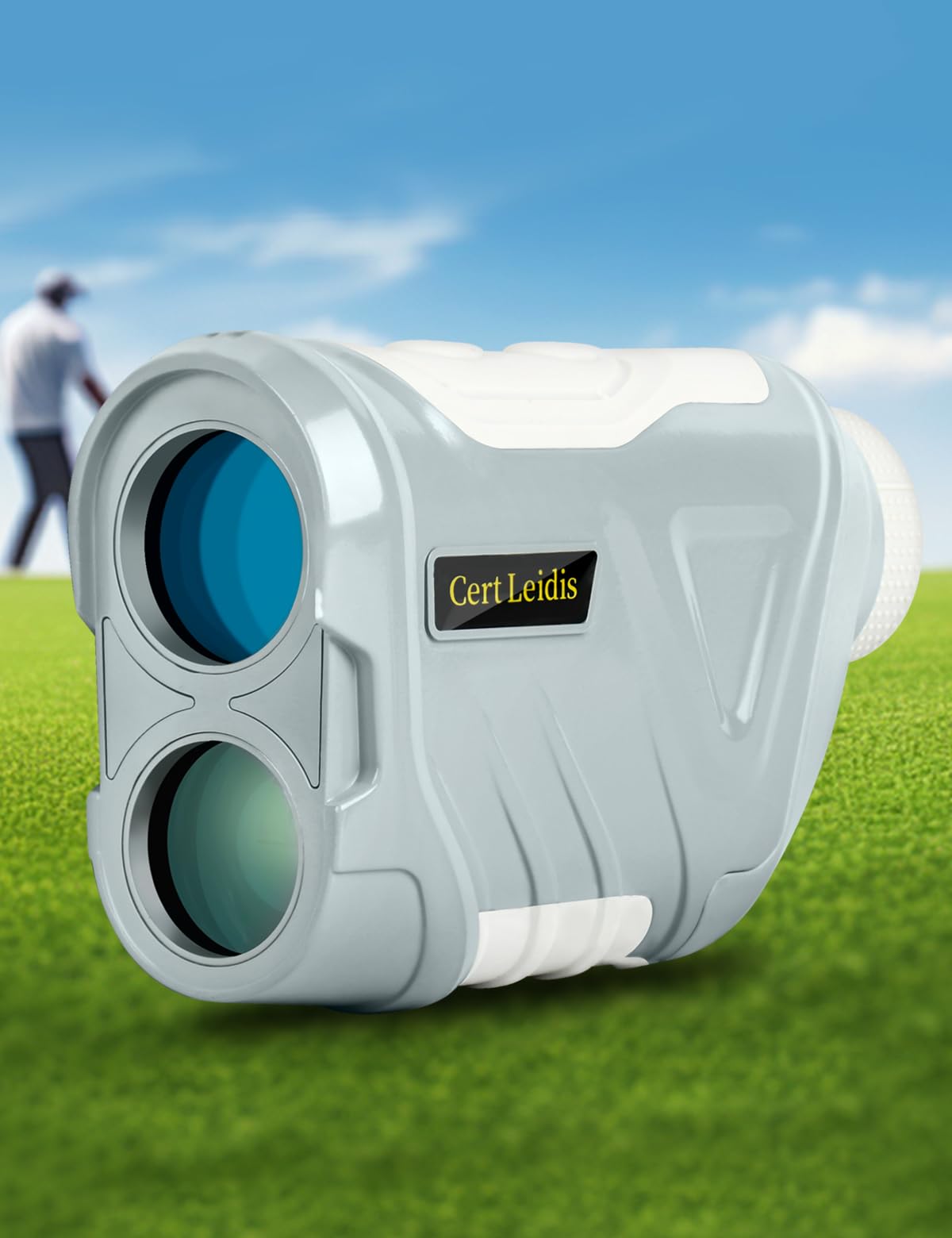 Télémètre de golf avec pente, télémètre laser de 1300 m, grossissement 6x, vibration de verrouillage du mât de drapeau, télémètre rechargeable pour golfeurs et chasse