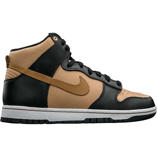 Nike Womens WMNS Dunk HIGH LXX DX0346 001 Black Flax - Size 5 Black?flax-vachette Tan-white
