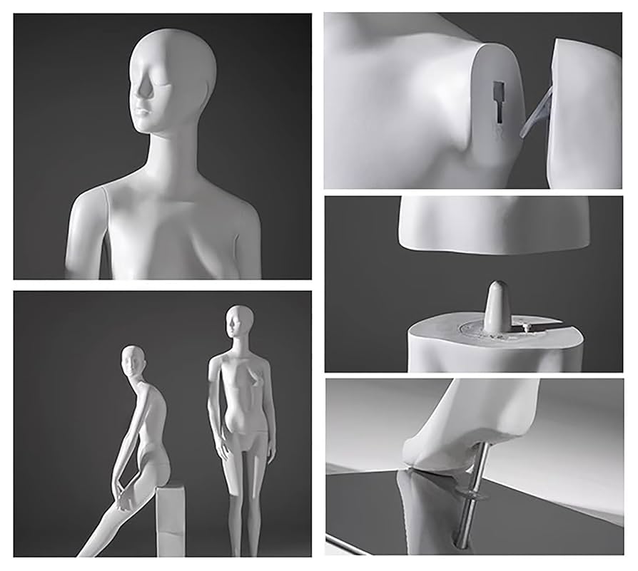 Amazon.co.jp: マネキン 195cm女性全身マネキン、 金属ベースと