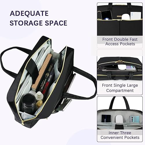 Miniatura 2 de Ferkurn Funda para laptop de 17 pulgadas para mujeres y hombres, bolsa de computadora para HP Envy Pavilion OmenLG GramMSIDell XPSThinkpadASUS TUF