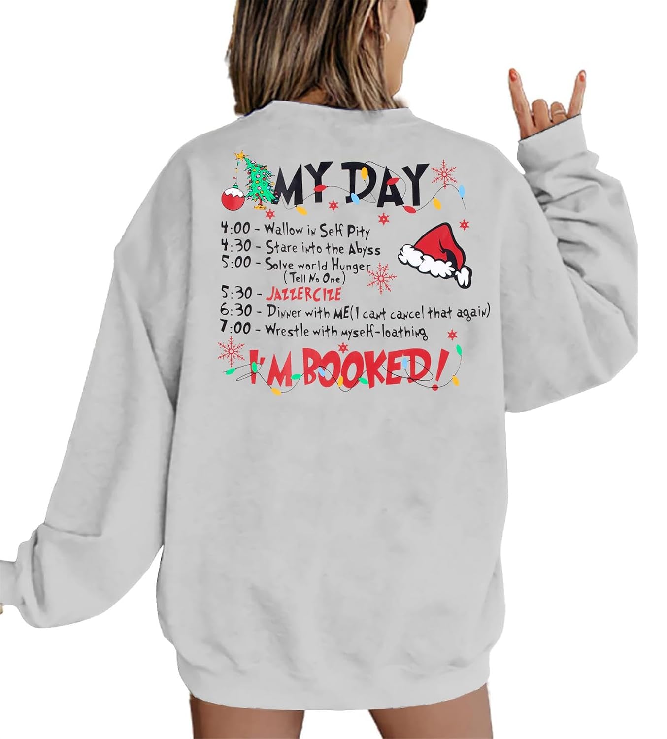 VILOVE Merry Christmas Sweatshirt for Women - Image 2