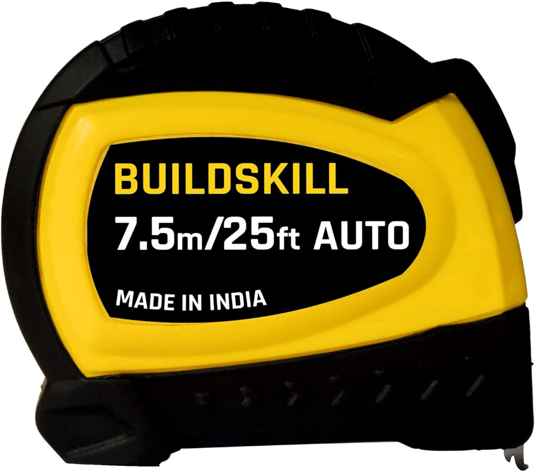 Buildskill 7.5M Measuring Tape, Precision Measurement Tape, Inch Tape for Measurement with 19mm Width, Clear Visibility, Autolock, Lightweight, One Button Retraction, Made in India (Pack of 2)