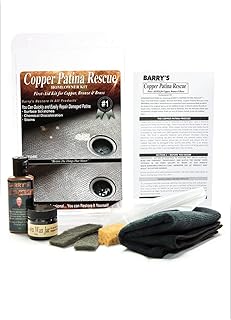 Copper Patina Rescue Homeowner Kit | The #1 ALL-IN-ONE Copper Patina Restoration KIT! Sinks, Hardware, Tables & Faucet Fixtures