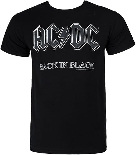 T-Shirt AC/DC - Back In Black, L - Black