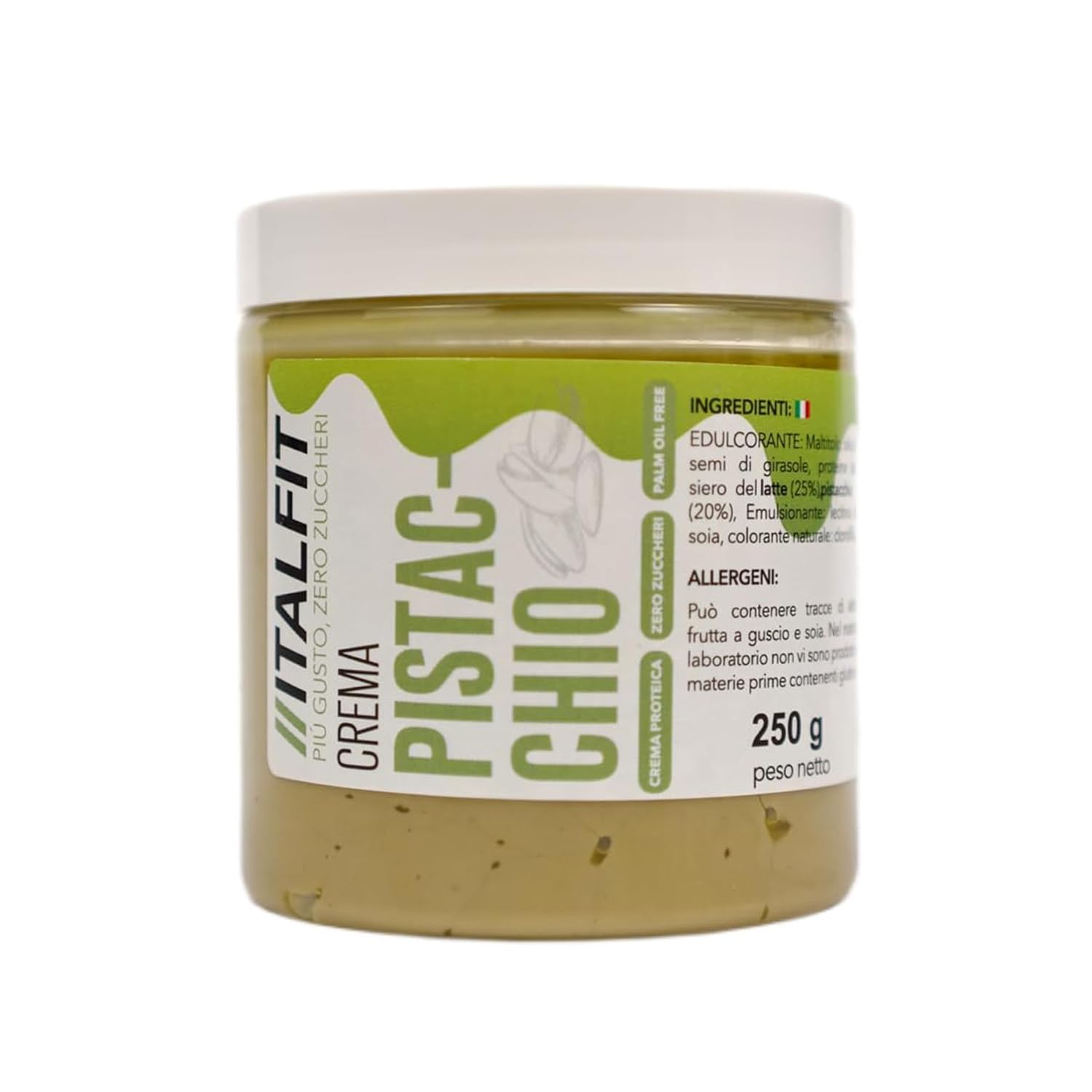 Crema proteica sin azúcar añadida, crema para untar, sin conservantes ni colorantes, sin gluten ni aceite de palma, producto artesanal, origen sicilia, 250 g (morado)