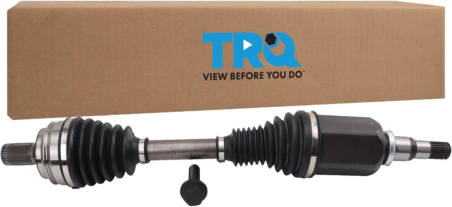 TRQ CV Axle Shaft Assembly Compatible with 2017-2022 Mercedes-Benz C300 C43 AMG