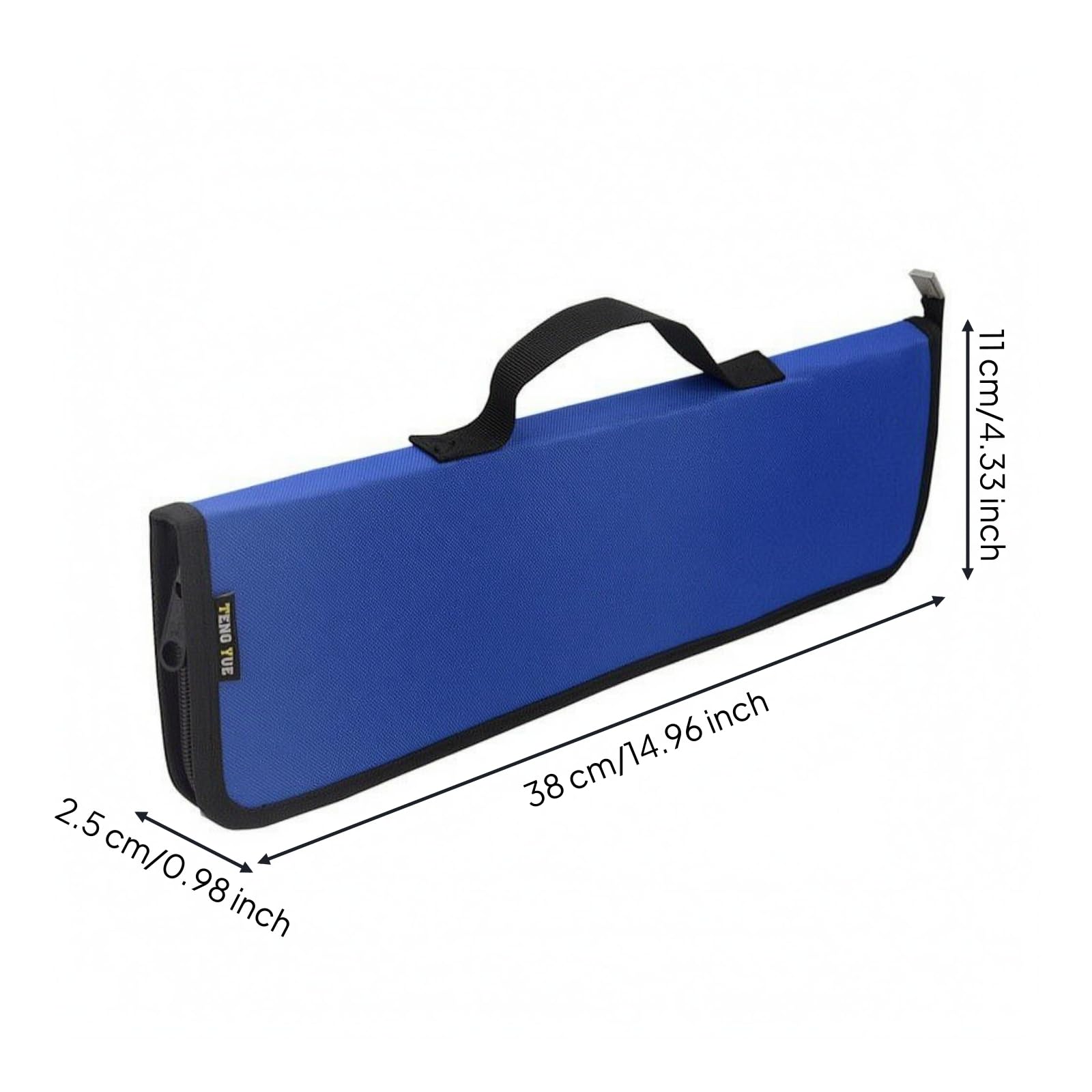 Baoblaze Borsa Porta Pattini Ghiaccio Organizzatore Custodia Borsa Sacca in Oxford 600D con Nucleo in Polietilene 1.0 Mm E Maniglia Forma Rettangolare Adatta a