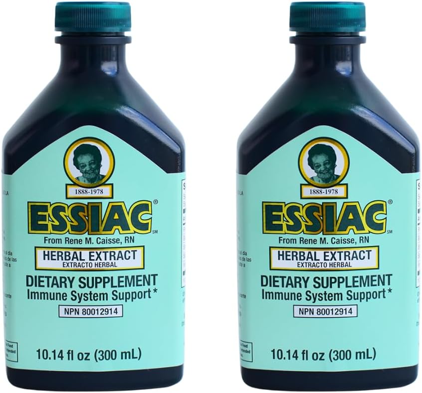 Essiac Original Herbal Liquid Extract – 10.14 fl oz Bottle | Powerful Antioxidant Blend to Help Promote Overall Health & Well-Being | Original Formula from 1922 (Pack of 2)