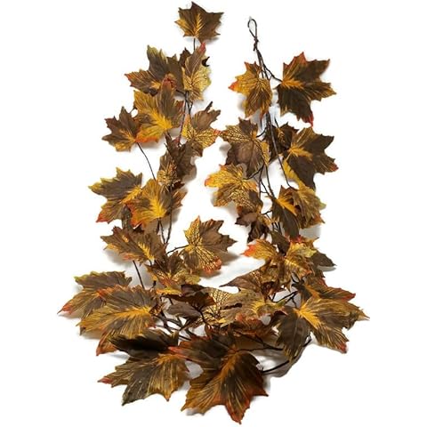 180cm Artificial Maple Leaf Garland for Autumn Cover