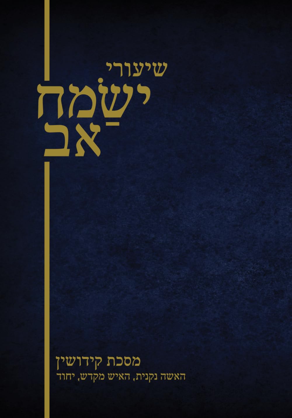 שיעורי ישמח אב - קידושין (Shiurei Yesamach Av) (Hebrew Edition)