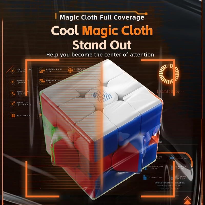 Meilong 3x3x3 V2 M Speed Cube, Stickerless Professional Magic Cube, 3D Puzzle Magic Toy for Kids & Adults - Image 4