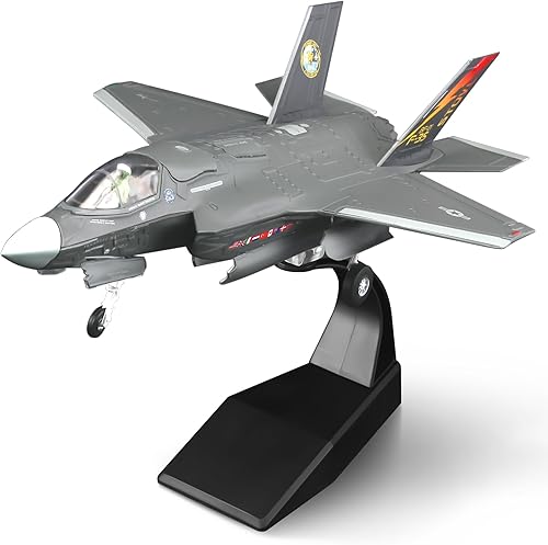HANGHANG 1/72 F35B Avión de combate de ataque Modelo de avión de metal Modelo de avión militar Modelo de avión fundido a troquel para colección o