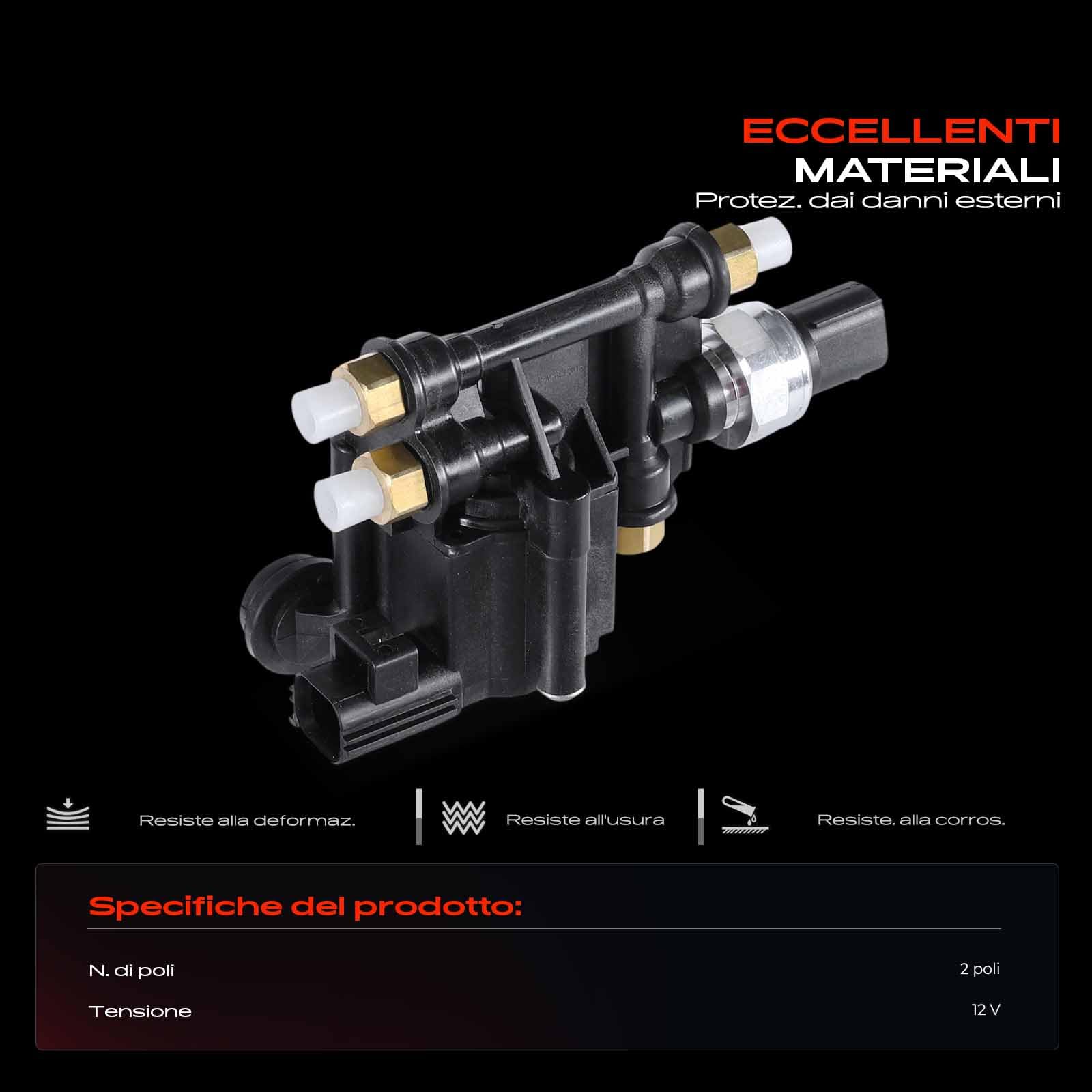 Frankberg Unità valvole sospensioni pneumatiche Compatibile con Ran.g.e Rove.r Sport L320 5.0 4x4 Ran.g.e Rove.r Sport L320 3.0 D 4x4 Discovery IV L319 5.0 V8 4x4 RVH000045