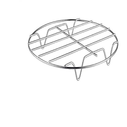 ZURBAA Firepit Ring Air Fryer Accessories Stainless Steel Steam Rack Pot Rack Corrosion Resistant Safety Air Fryer Accessories