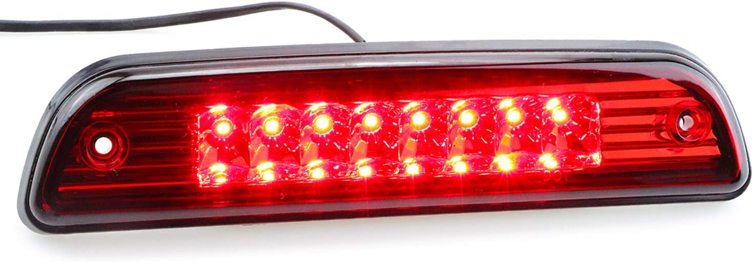 3rd Brake Light High Mount Stop Light Third Brake Light For 1995-2015 Toyota Tacoma (Red Lens)