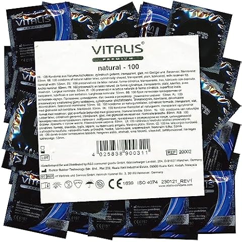 VITALIS 100 Premium Natural Coloured Condoms thumbnail