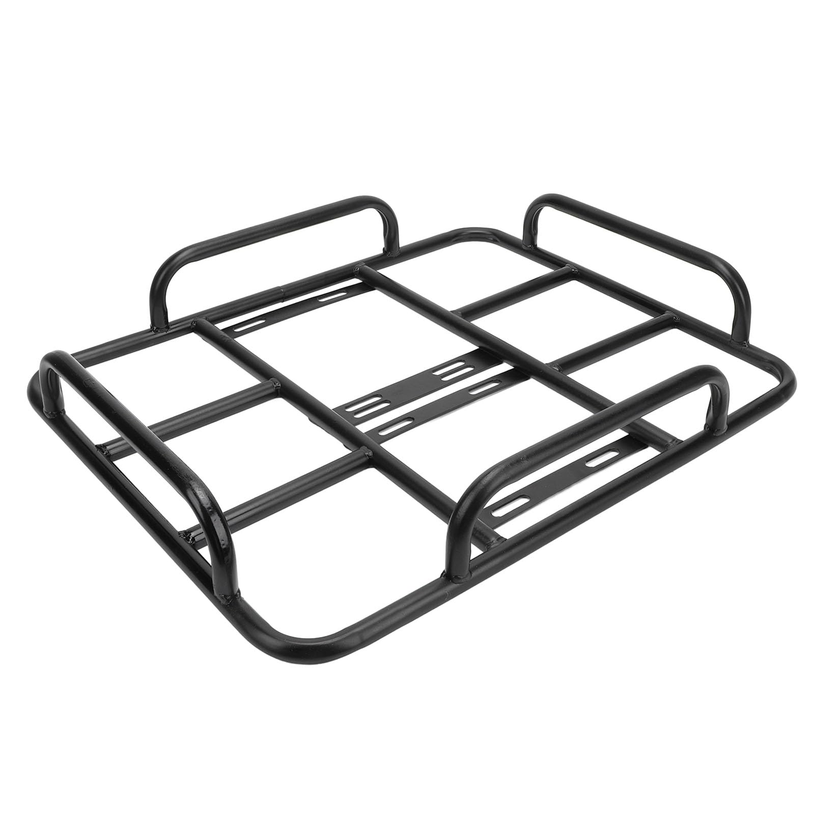 Food Delivery Box Rack Rear Grille, Thickened Sturdy Iron Delivery Food Bag Rack Strong Bearing Capacity Seamless Surface Motorcycle Food Delivery Box Rack