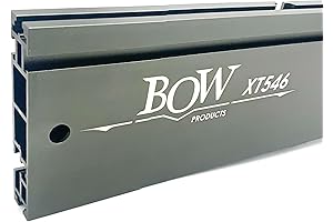 BOW Products 46” Multi-Functional T-Track Fence System for Table Saws & More