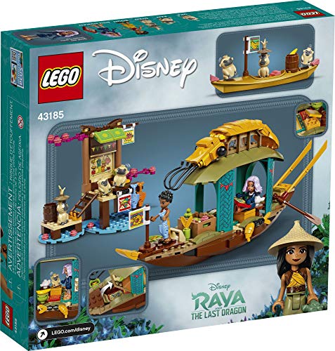 Disney Boun’s Boat 43185 Building Kit; an Imaginative Toy Building Kit; Best for Kids Who Like Exploring The World and Adventuring with Strong Disney Characters, New 2021 (247 Pieces) - Lego - Immagine 4