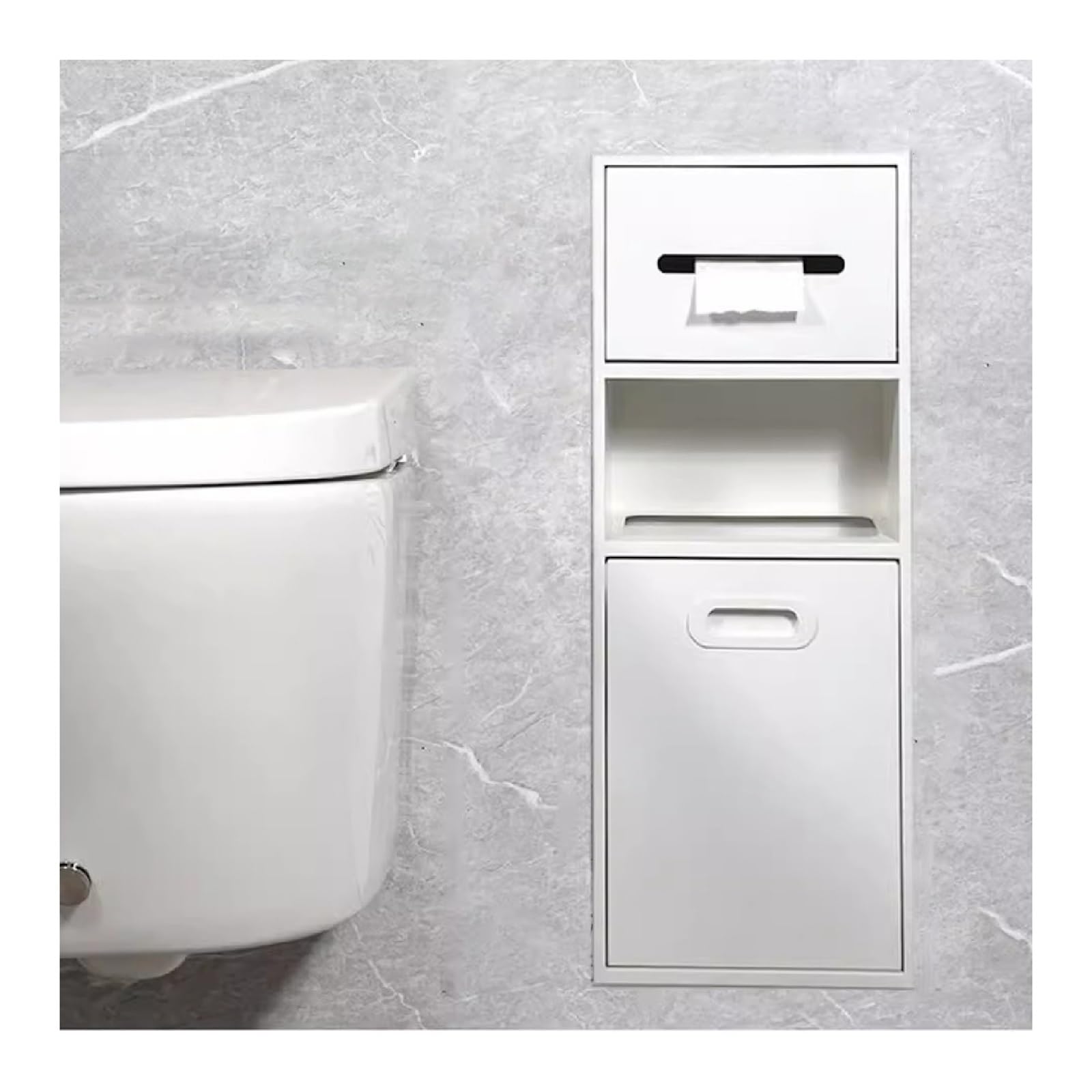 Slish Sto Solut per doccia in acciaio inox, 67 x 23 x 14 cm, per bagno, cucina, soggiorno e camera da letto, per qualsiasi spazio