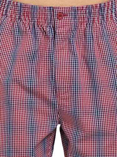 Image of Jockey 9005 Men's Super Combed Mercerized Cotton Woven Fabric Regular Fit Printed Bermuda with Side Pockets