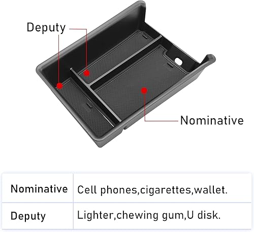 Miniatura 4 de TTCR-II Compatible con 2019-2024 2025 2026 BMW Serie 3 Organizador de consola central, para BMW Serie 4 Bandeja organizadora de consola i4 G26