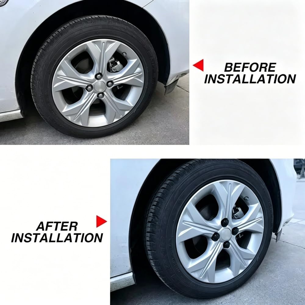 20 Pezzi Copridadi Ruota per Nissan Qashqai, Copri Dado Esagonale per Pneumatici Tappi Protettivi Bulloni e Dadi Ruota,Black-21mm